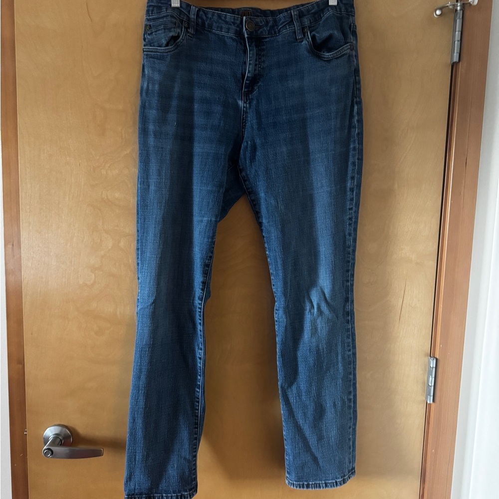 Kut from the Kloth Women’s Straight Leg/Boyfriend Jeans in Deep Blue